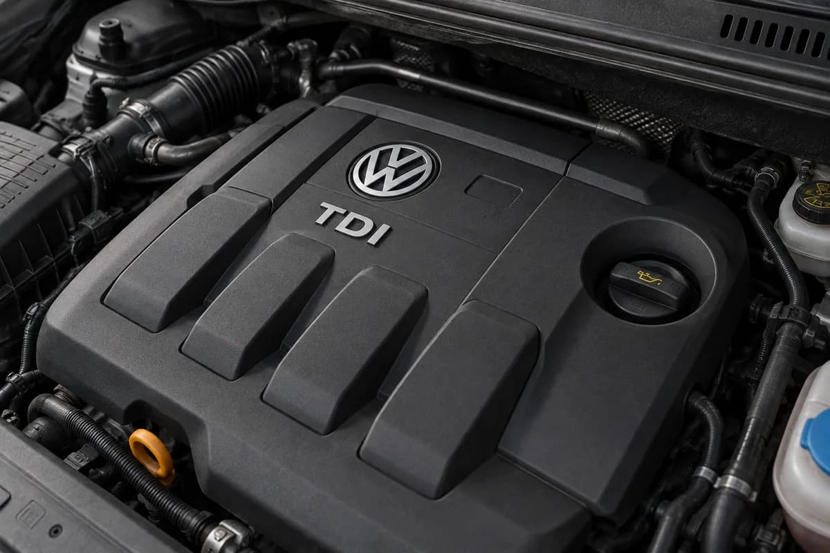 Ilustración de un motor TDI